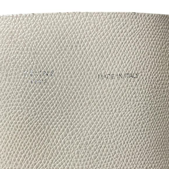 CELINE Horizontal Two Tone Large Leather Tote Purse - Picture 16 of 16